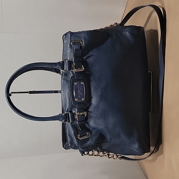 Michael Kors, Navy Blue Hamilton Satchel, EUC. - Picture 1 of 15